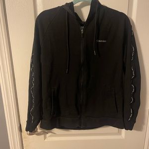 Calvin Klein black zip up.